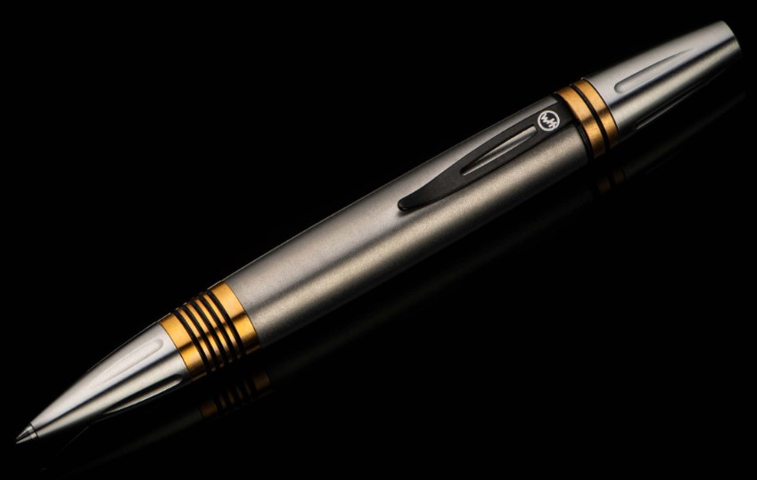 William Henry  Classic Executive Pen  The Caribe Features A Barrel Sculpted And Hand-Finished From Titanium